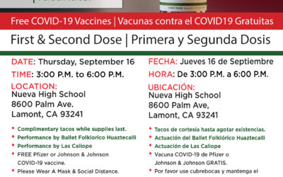 September 16th Vaccination Clinic