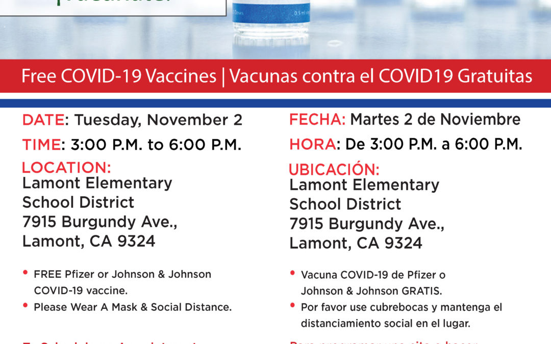 November 2 Vaccination Clinic